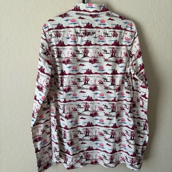 Ariat | Women's Kirby Stretch Yuma Landscape Print Western Shirt Size M NWT - Picture 7 of 10